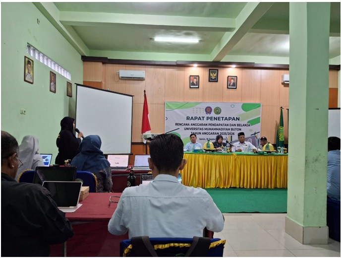 RAPAT PENETAPAN Rencana Anggaran Pendapatan & Belanja Universitas Muhammadiyah Buton