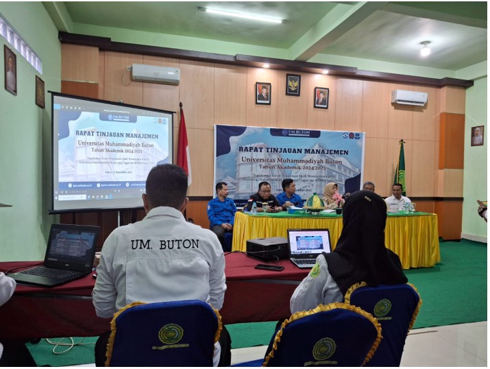 Rapat Tinjauan Manajemen Universitas Muhammadiyah Buton Tahun Akademik 2024/2025